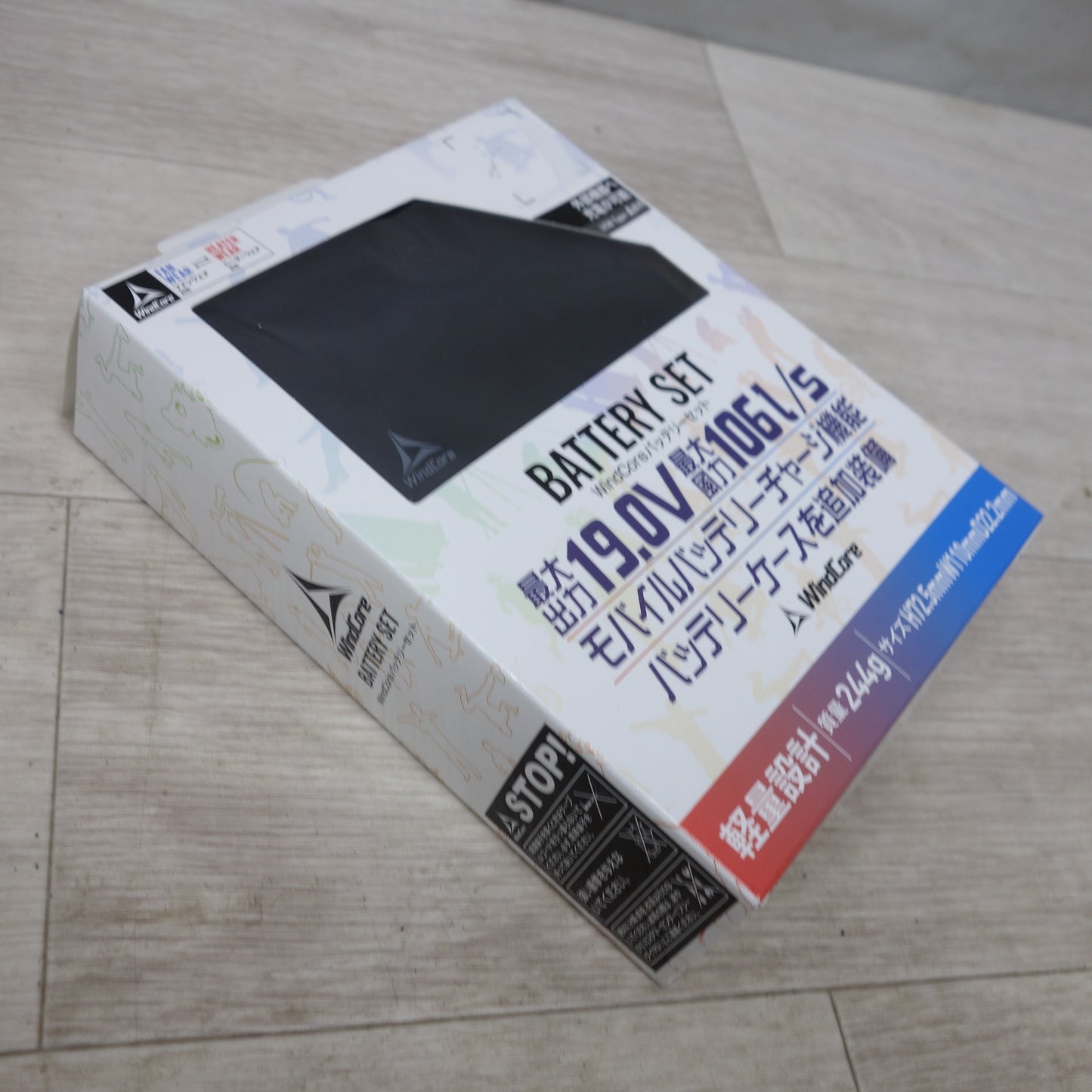 [送料無料] 未使用◆ワークマン WINDCORE 空調服用 バッテリー 充電器 セット WZ4460 48.24Wh 6700mAh◆