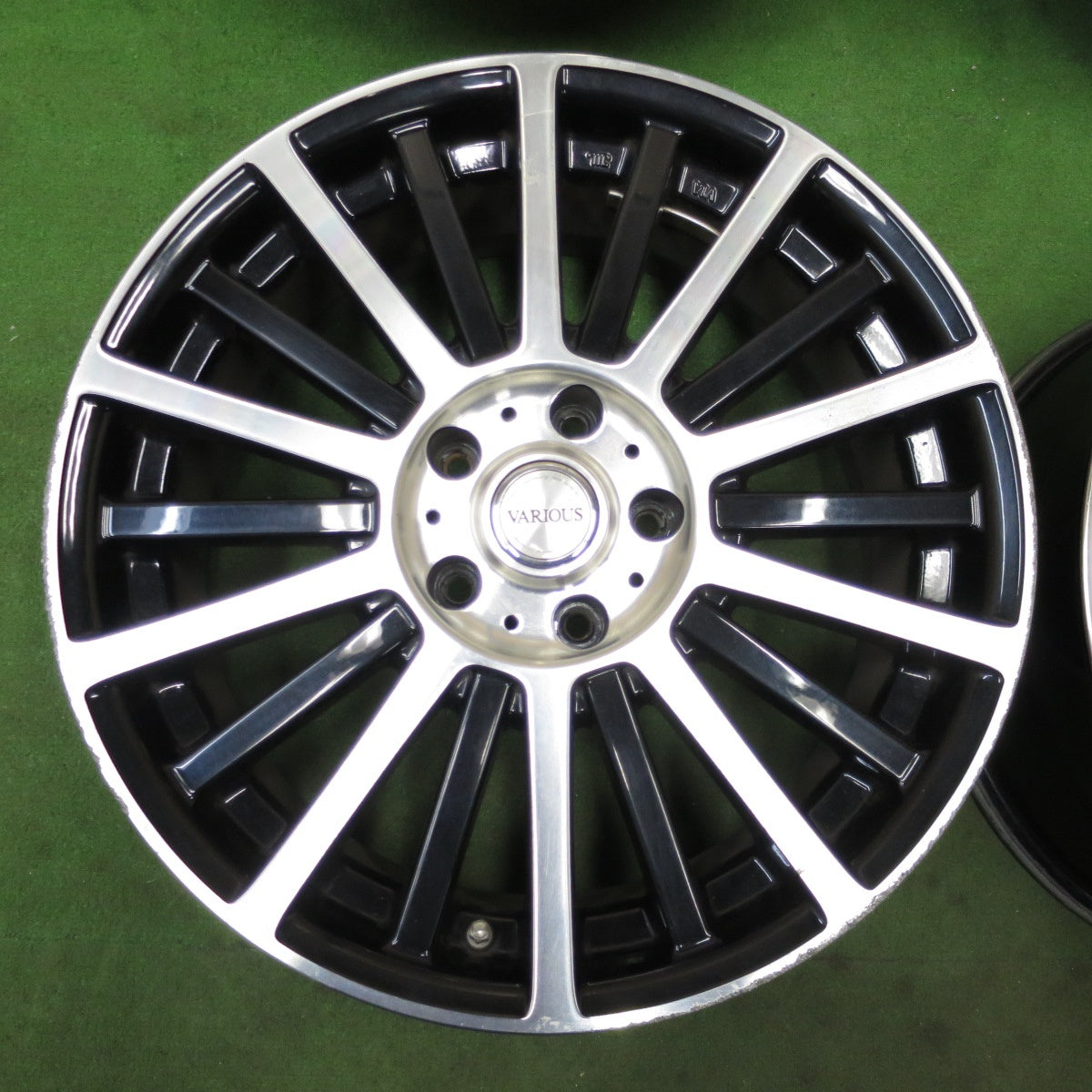 4本価格★VARIOUS VENTI 18インチ ホイール 18×7.5J ヴァリエス ヴェンティ PCD114.3/5H★6030601NGホ
