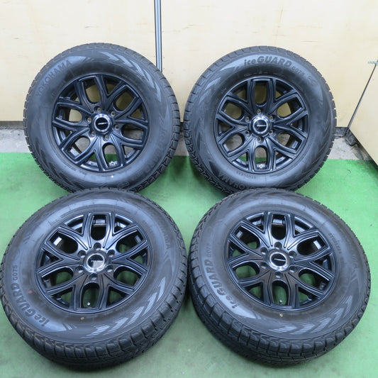 バリ溝！キレイ！9.5分★LEHRMEISTER PREMIX 飛車 265/65R17 スタッドレス ヨコハマ アイスガード G075 レアマイスター プレミックス ヒシャ 17インチ PCD139.7/6H★6013103ナス