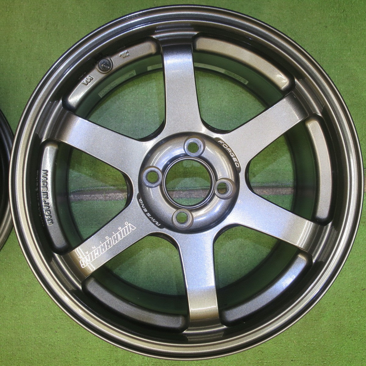キレイ★RAYS VOLK RACING TE37SONIC 鍛造 16インチ ホイール レイズ ボルクレーシング 16×7J PCD100/4H★6070802NJホ