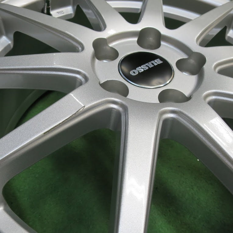[送料無料] バリ溝！8分★ボルボ 等 BIASSO 215/55R17 スタッドレス ヨコハマ アイスガード iG50 プラス ビアッソ 17インチ PCD108/5H★4120311イス