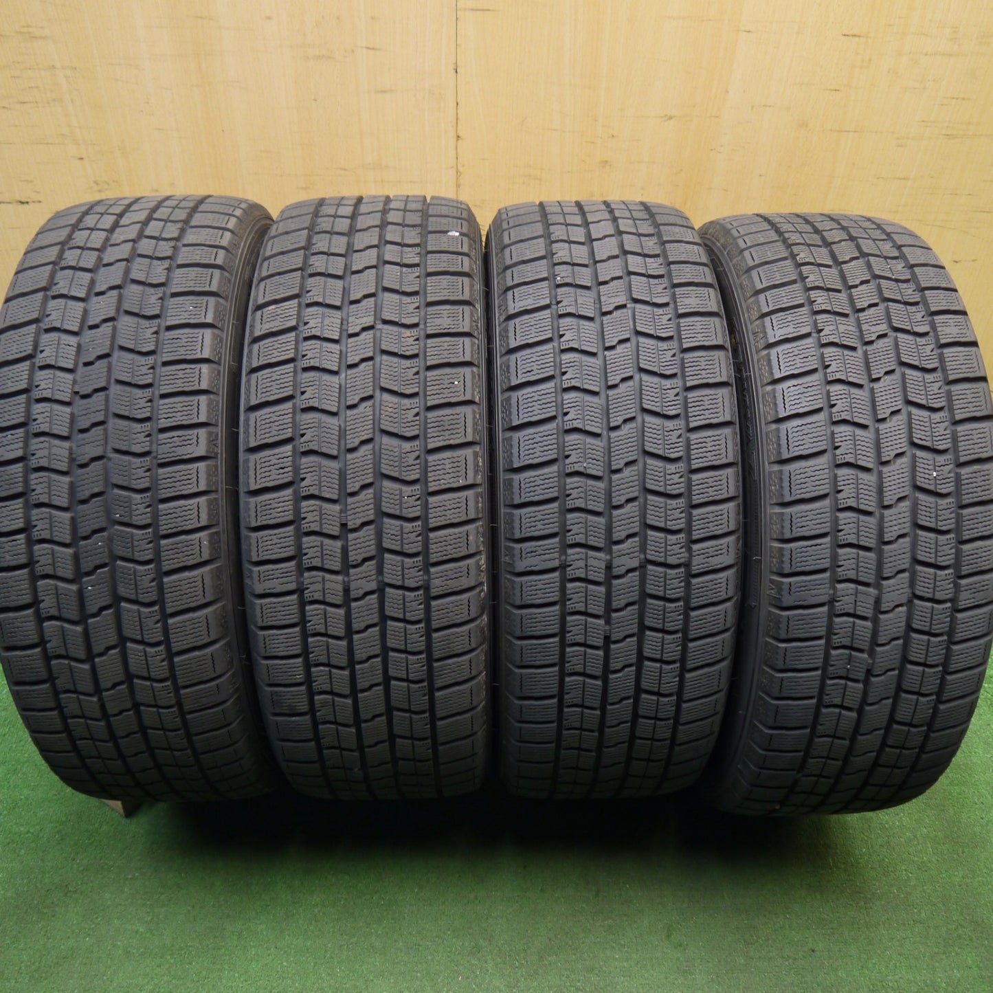[送料無料] バリ溝！キレイ！9.5分★スタッドレス 225/45R18 グッドイヤー アイスナビ7 ravrion RS01 ラブリオン 18インチ PCD114.3/5H★5031808Hス