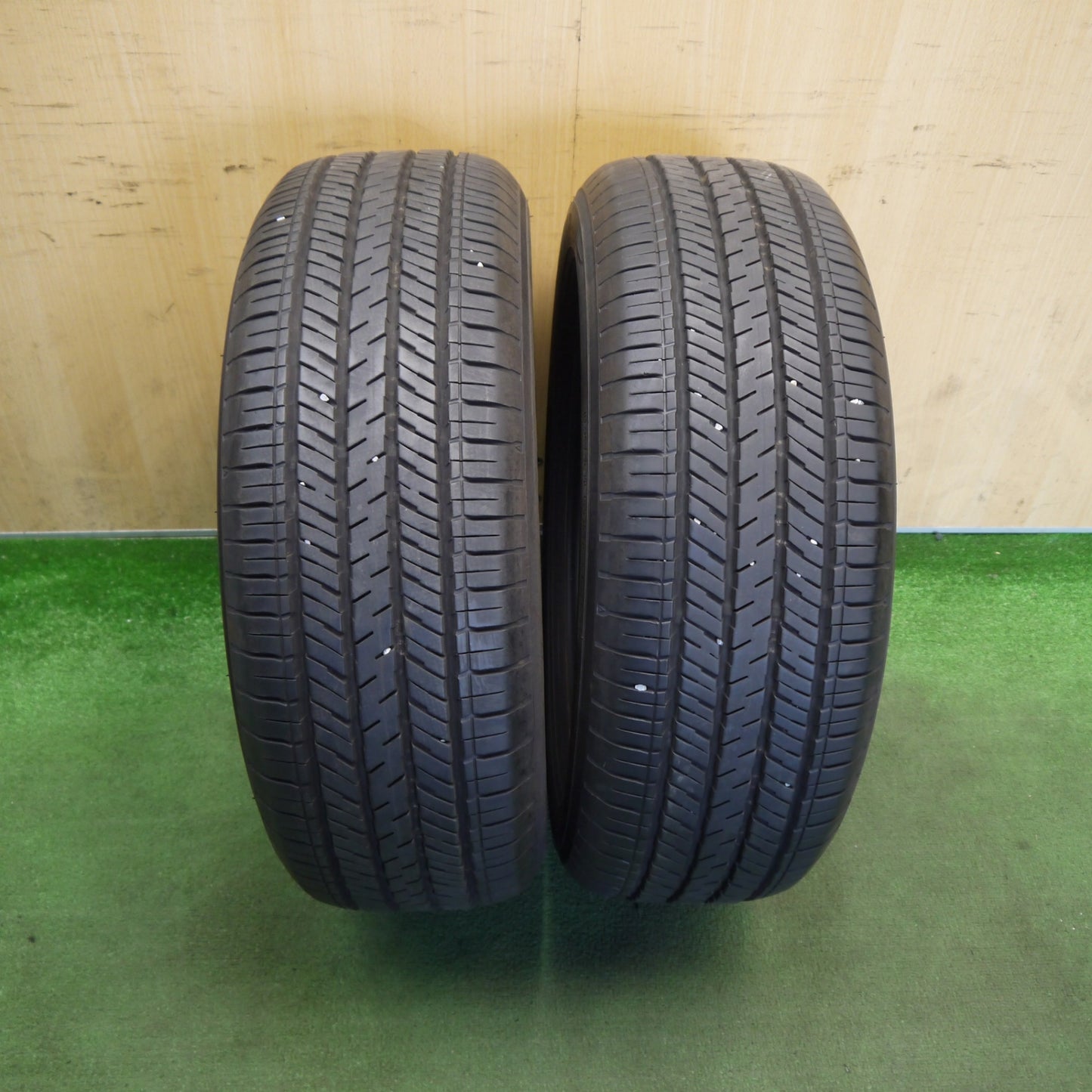 バリ溝！23年！9分！2本★225/60R17 ヨコハマ ジオランダー G91 タイヤ 17インチ クロストレック アウトランダー デリカ D:5 エクストレイル 等★6061704Hノタ