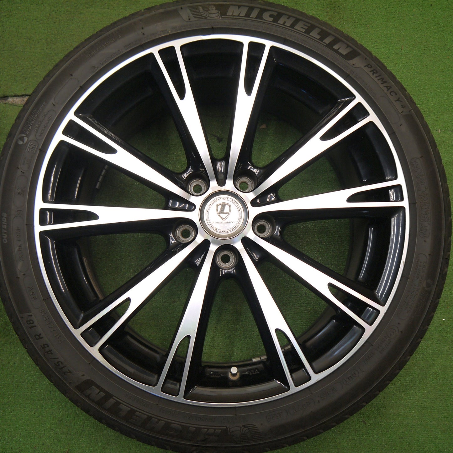 4本価格★Lehrmeister サンテミリオン 215/45R18 ミシュラン プライマシー4 レアマイスター 18インチ PCD114.3/5H★5042106Hノ