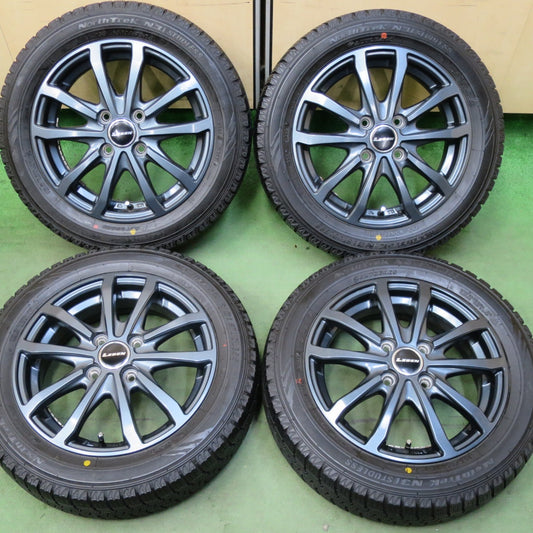 バリ溝！21年！キレイ！9.5分以上★スタッドレス 155/65R14 オートバックス ノーストレック N3i LEBEN レーベン 14インチ PCD100/4H★5111207TTス