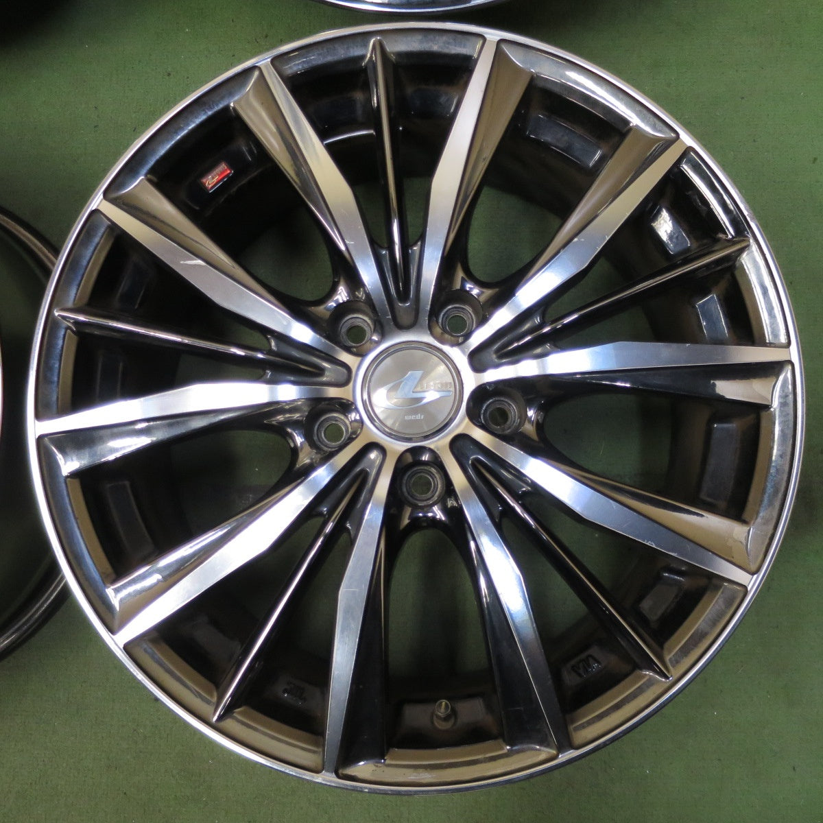 4本価格★LEONIS VX weds 17インチ レオニス ウェッズ ホイール 17×7J PCD114.3/5H★6062002NGホ