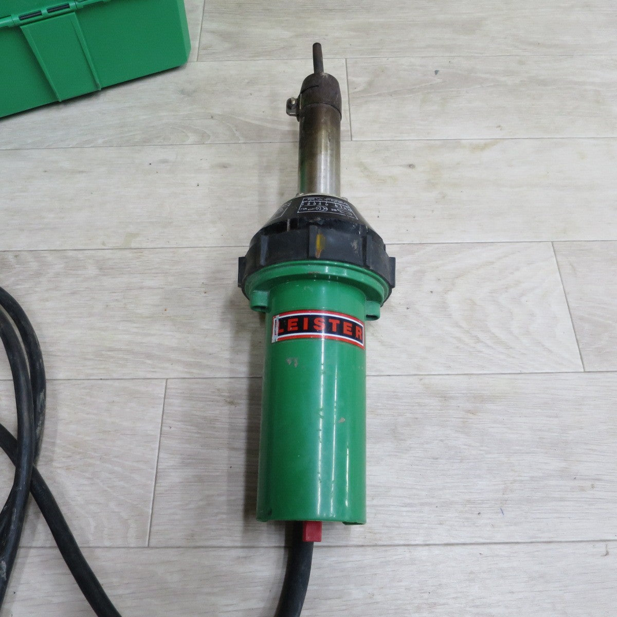 [送料無料] 付属品付き◆LEISTER ライスター ヒートガン TRIAC トリアック 型式 不明 溶接機 溶着 熱風機 電動 工具◆