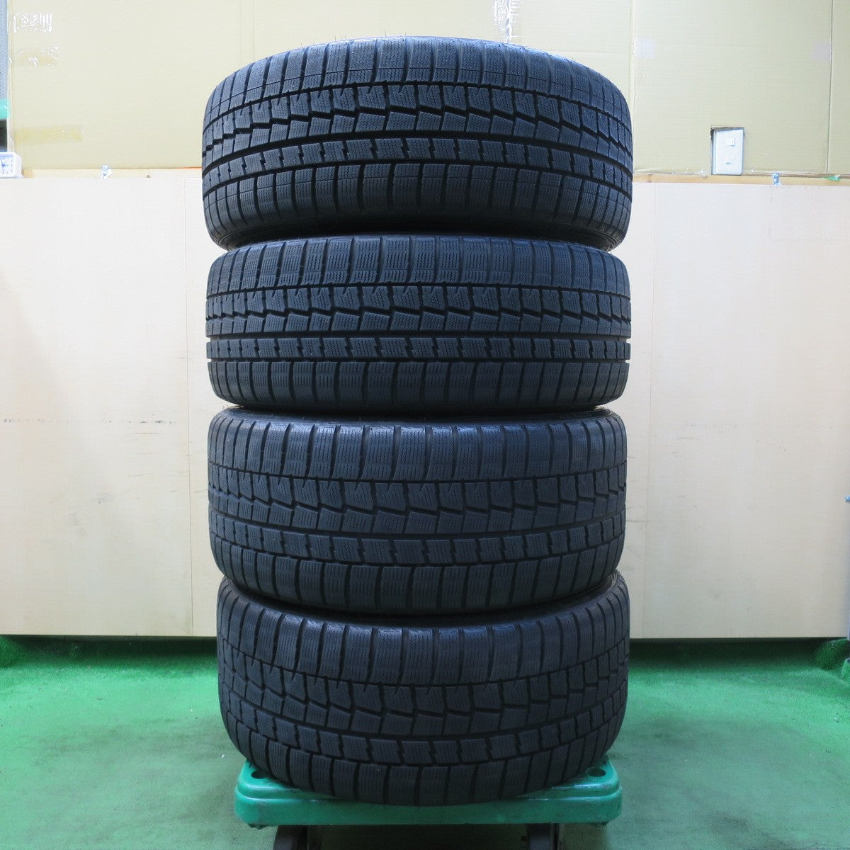 [送料無料] センサー付！バリ溝！21年！キレイ！9.5分以上★レクサス LC 純正 245/40R21 275/35R21 スタッドレス ダンロップ ウインターマックス WM01 DSST PCD120/5H★4121401イス