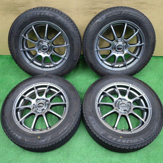 4本価格★スタッドレス 175/65R15 ブリヂストン ブリザック VRX3 SCHNEIDER MiD シュナイダー 15インチ PCD100/4H★5122902NKス