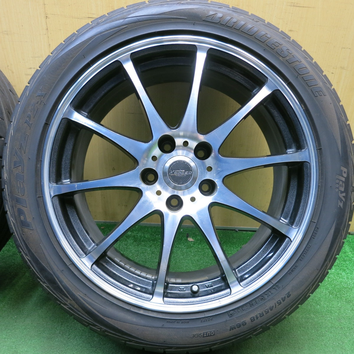 4本価格★245/45R18 ブリヂストン プレイズ PZ-X X CROSS SPEED PREMIUM クロススピード プレミアム 18インチ PCD114.3/5H★6052806HAノ