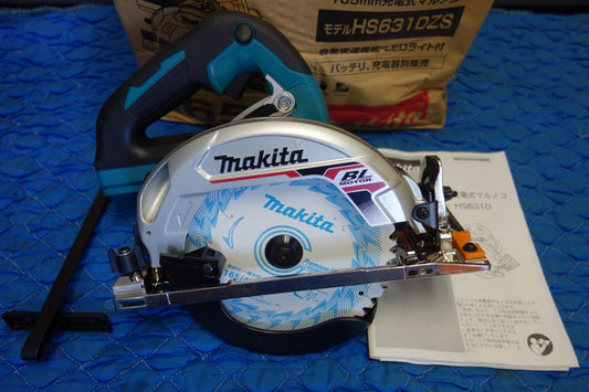 [送料無料] 未使用☆マキタ 165mm 充電式 マルノコ HS631D ZS 電動 工具 切断機 木工用 丸のこ 丸ノコ 丸鋸 makita☆
