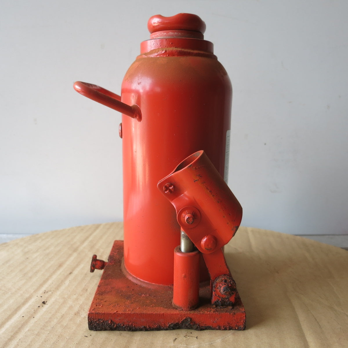 [送料無料] ◆マサダ 油圧 ジャッキ HP-15N 工具 15TON 15ton 15トン 15000kg 油圧式 オイル だるま ダルマ 車載 自動車 点検 整備①◆