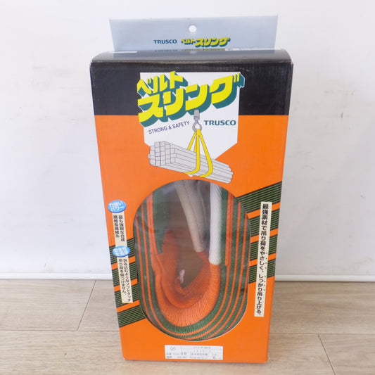 [送料無料] キレイ★トラスコ TRUSCO ベルトスリング G100-60 IIIE-100　基本使用荷重 3.15t 寸法 100mm×6ｍ(1)★