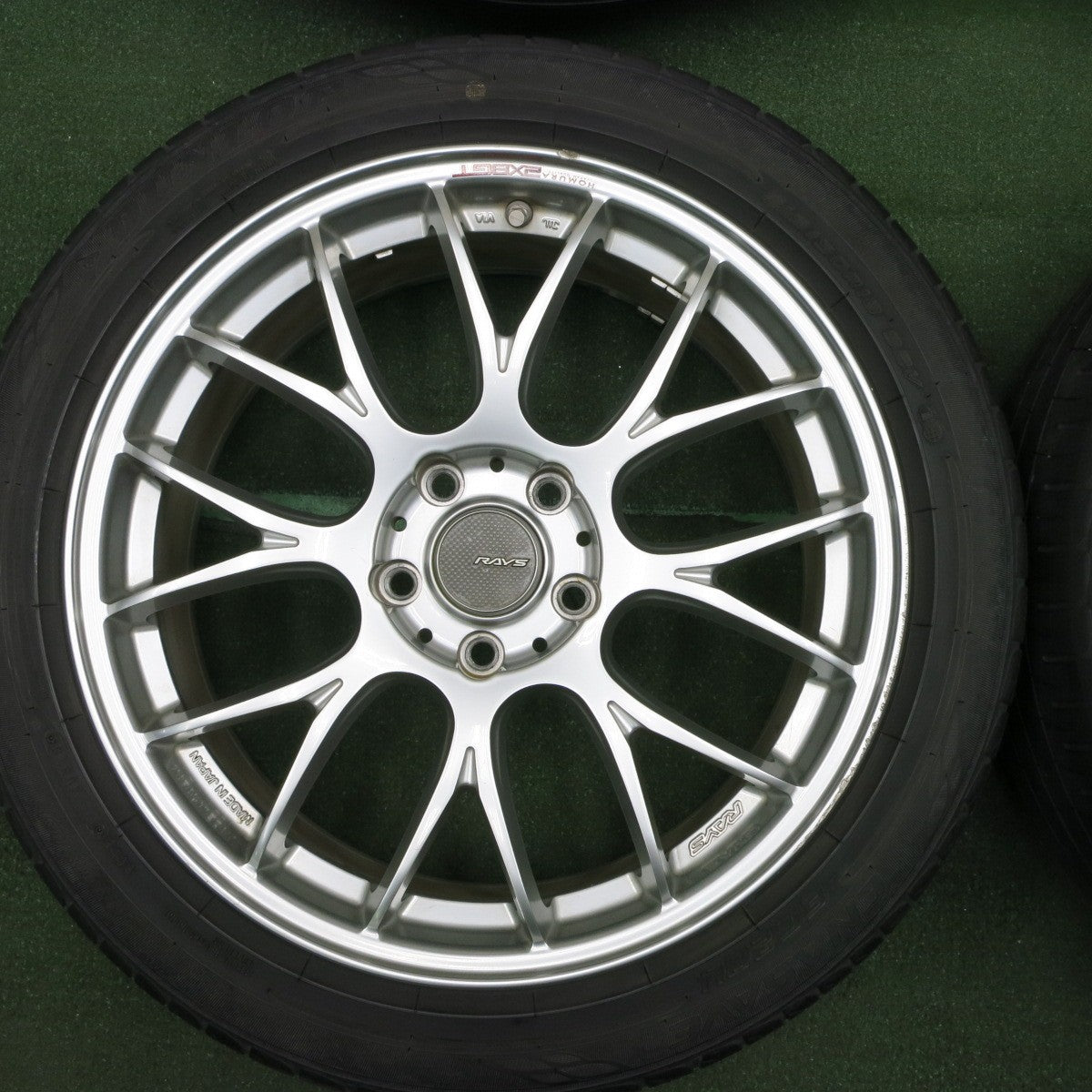 *送料無料* 4本価格★RAYS HOMURA 2×8 GT 215/50R18 ダンロップ エナセーブ EC204 レイズ ホムラ 18インチ PCD114.3/5H★4041005TNノ