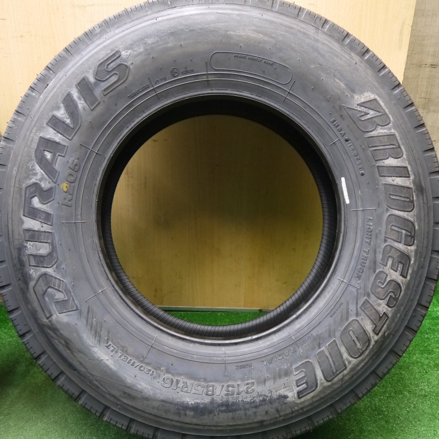 未使用！6本★トラック バン タイヤ 215/85R16 120/118L ブリヂストン デュラビス R205 DURAVIS 16インチ★6012705Hノタ