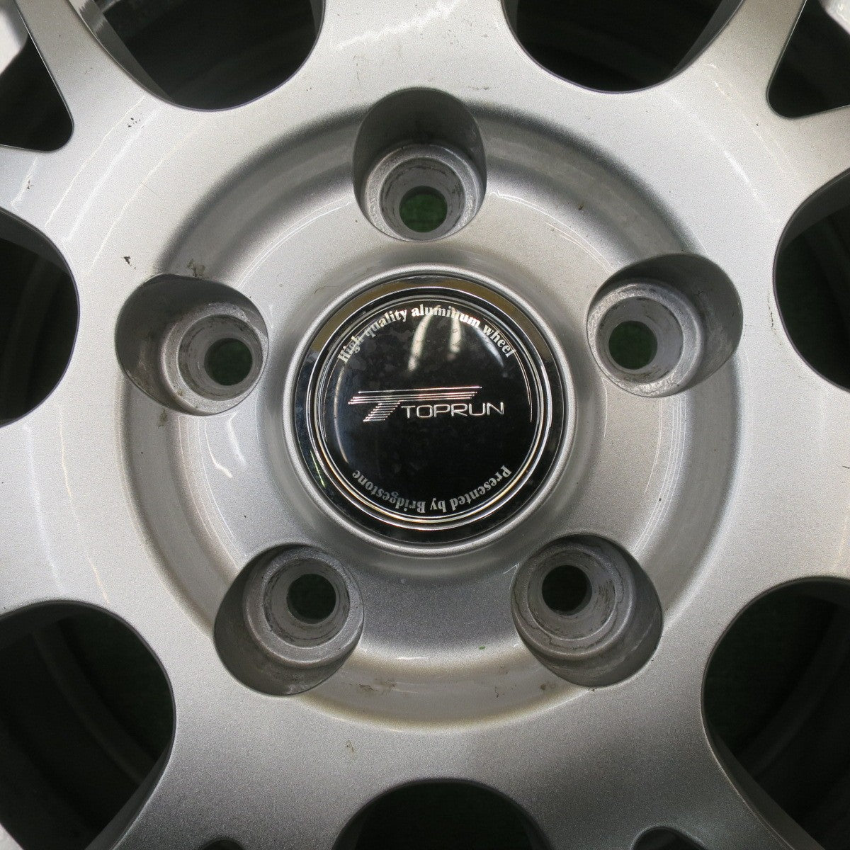 バリ溝！23年！キレイ！ほぼ10分★スタッドレス 195/65R15 ブリヂストン アイスパートナー2 TOPRUN トップラン 15インチ PCD114.3/5H★5112406NJス