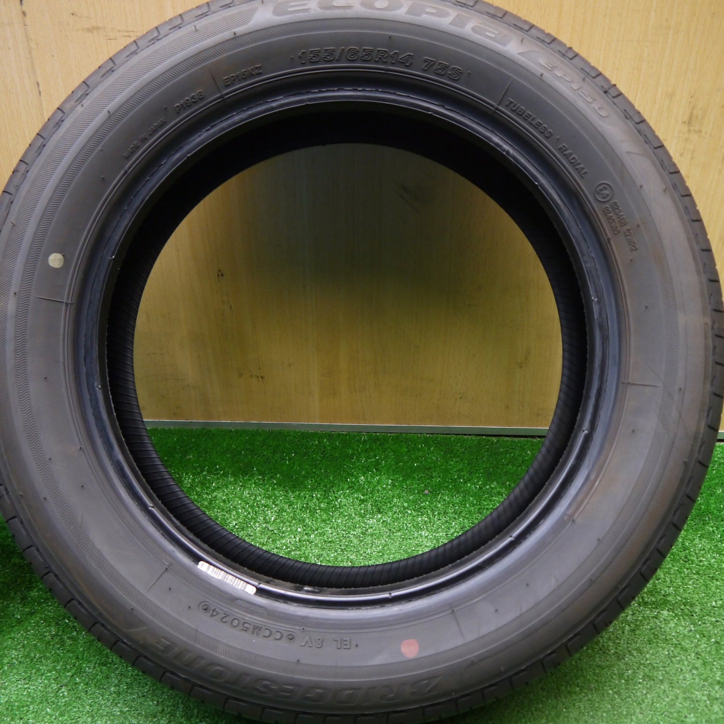 バリ溝！24年！8.5分★155/65R14 ブリヂストン エコピア EP150 タイヤ 14インチ ラパン タント スペーシア N-BOX 等★5111203Hノタ