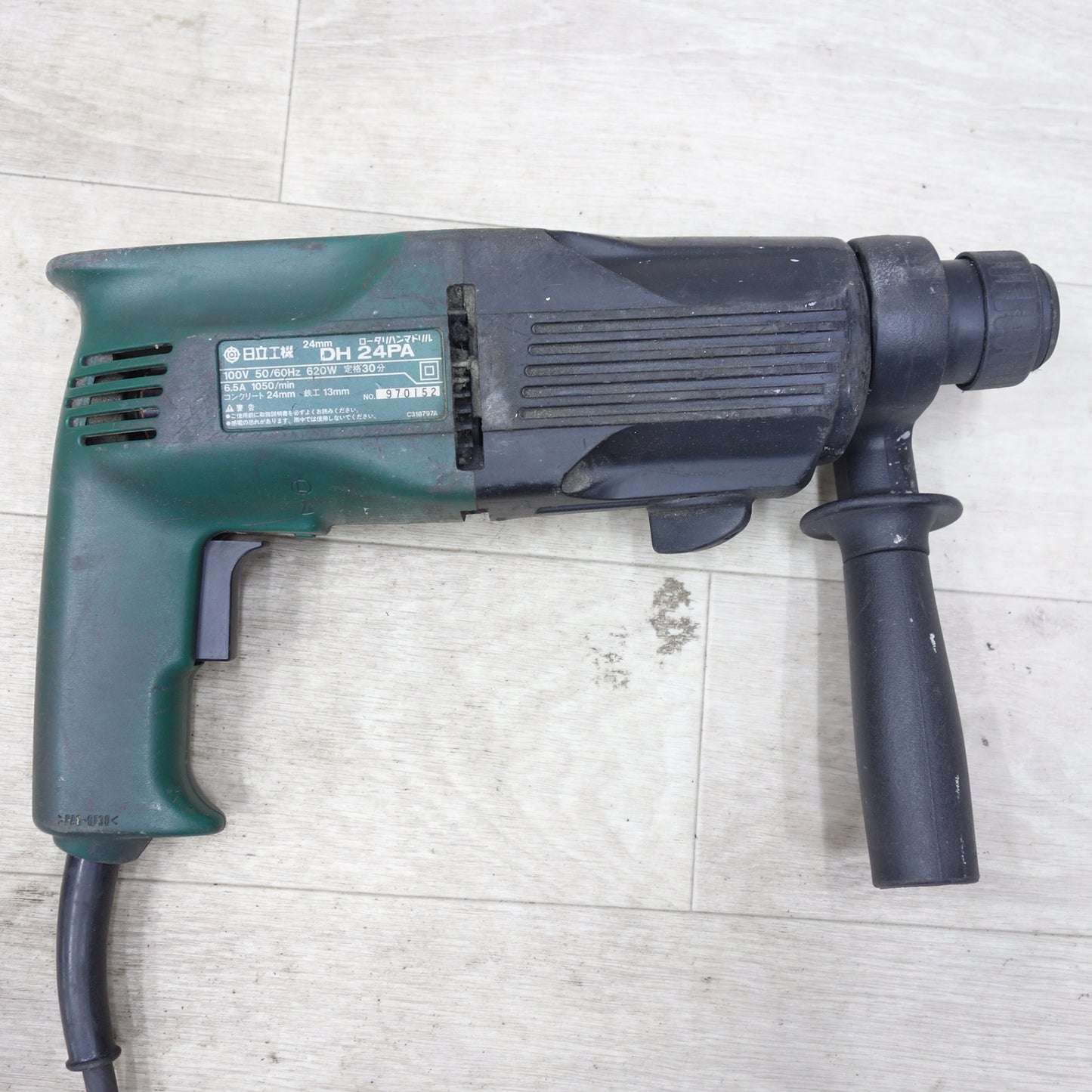 [送料無料] 付属品付き◆日立 24mm ロータリ ハンマドリル DH24PA 電動 工具 ハンマードリル コンクリート 24mm 鉄工 13mm コード式 HITACHI 100V◆