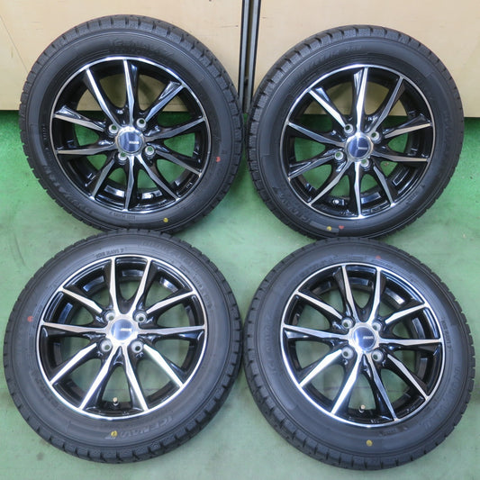 バリ溝！23年！キレイ！9.5分以上★スタッドレス 155/65R14 グッドイヤー アイスナビ7 D.O.S. DOS 14インチ PCD100/4H★6060601イス