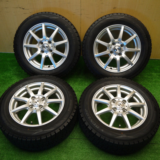 バリ溝！21年！キレイ！9.5分★スタッドレス 175/65R14 ダンロップ ウインターマックス WM02 GMach 14インチ PCD100/4H★5101704Hス