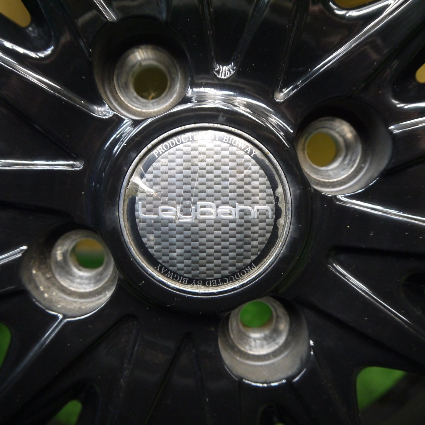 キレイ★165/55R15 ヨコハマ エコス ES31 LeyBahn GBX レイバーン 15インチ PCD100/4H★6012607Hノ