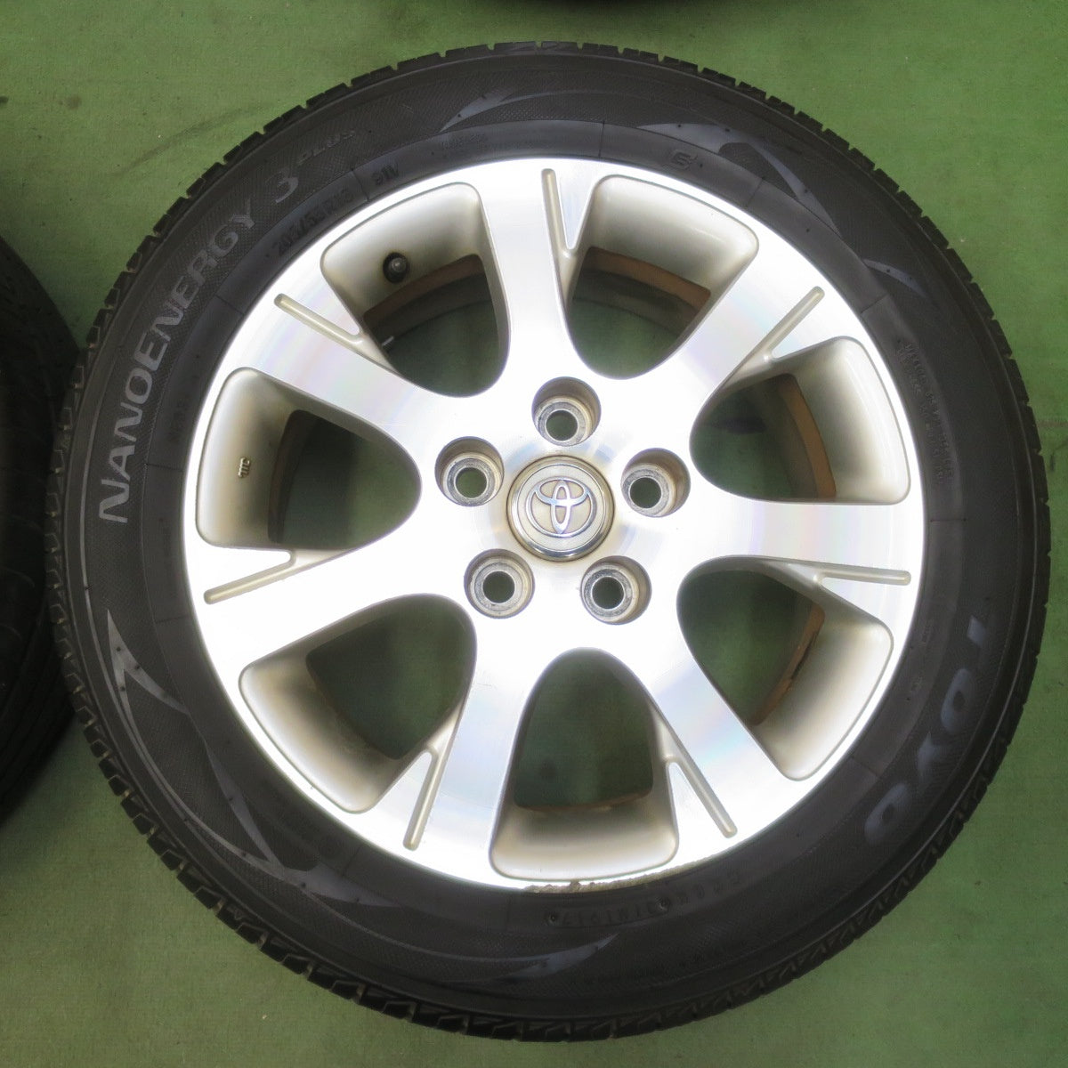 バリ溝！9.5分★トヨタ マーク2 ブリット 純正 205/55R16 トーヨー ナノエナジー3 プラス 16インチ PCD114.3/5H★6051003イノ