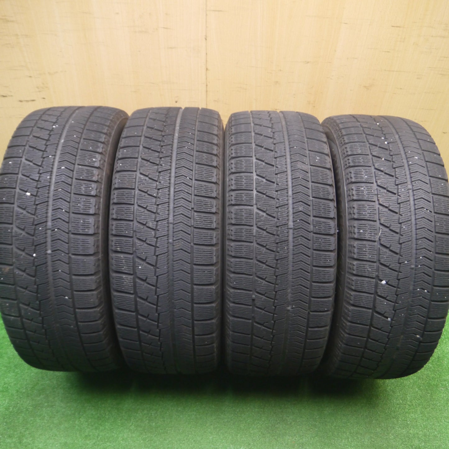 [送料無料] キレイ★ワーゲン等 Team Sparco 205/55R16 スタッドレス ブリヂストン ブリザック VRX チームスパルコ 16インチ PCD112/5H★4092505Hス