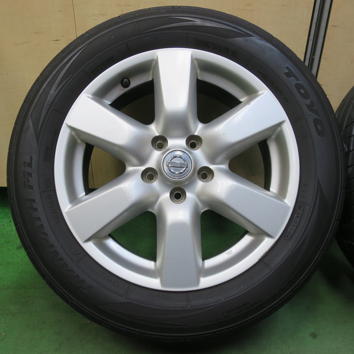 4本価格★日産 T31 エクストレイル 純正 215/60R17 トーヨー トランパス ML 17インチ PCD114.3/5H★6010912イノ