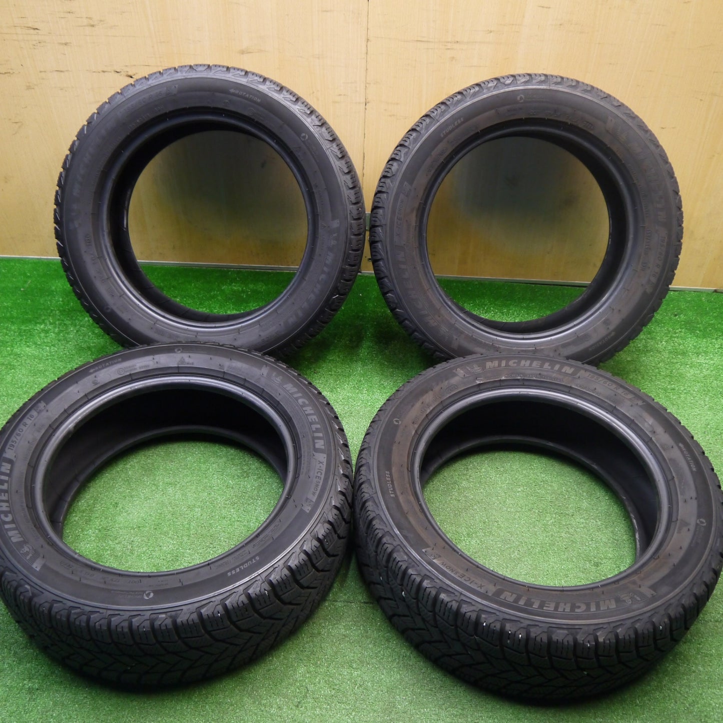 4本価格！24年★スタッドレス 195/60R16 ミシュラン X-ICE SNOW タイヤ 16インチ セレナ ウィッシュ プリウス 等★5110404Hスタ