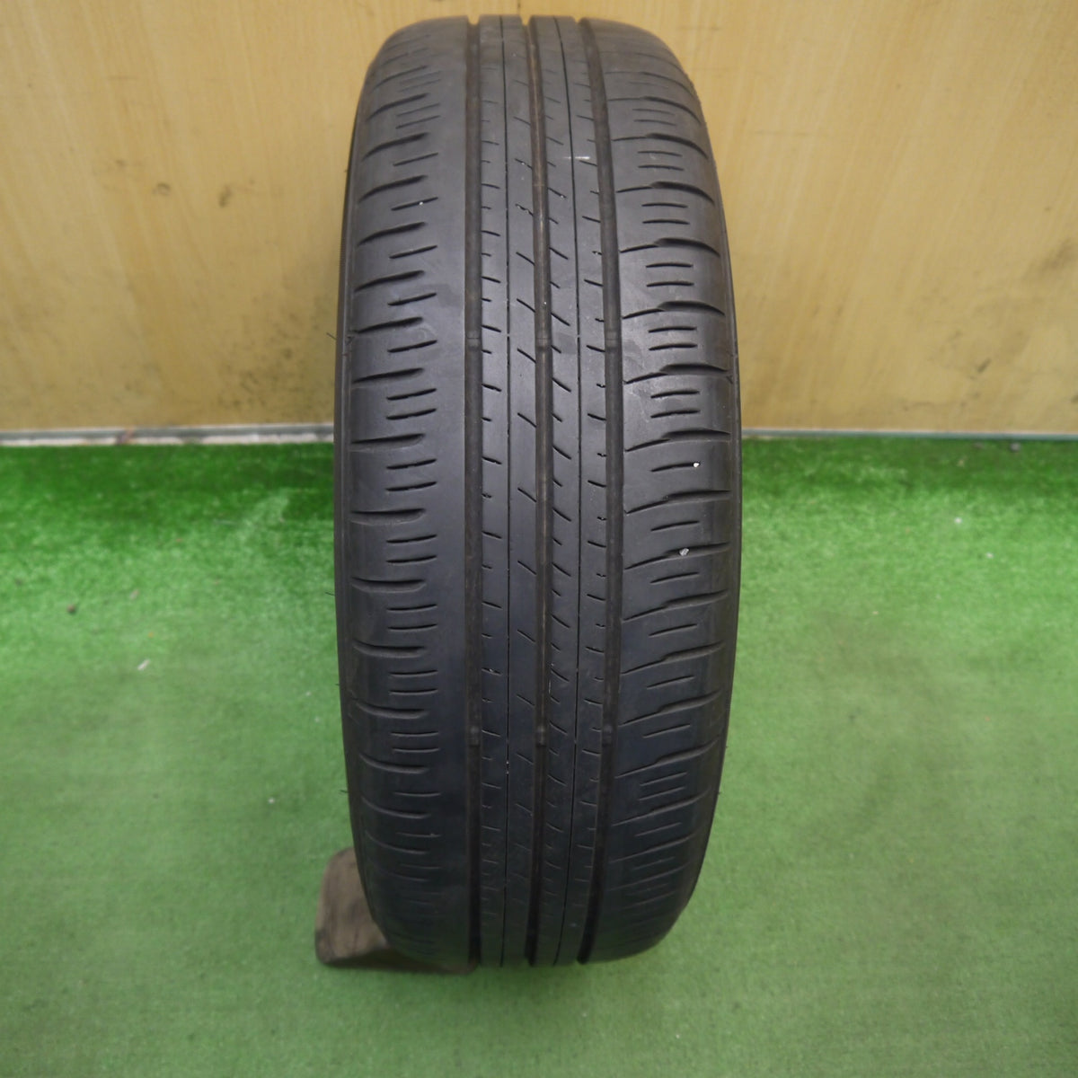 キレイ！1本◎トヨタ NHP10 アクア S スタイルブラック 純正 スチール 185/60R15 ダンロップ エナセーブ EC300+ 15インチ PCD100/4H◎6091401Hノ