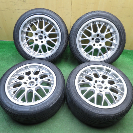[送料無料] バリ溝！9.5分★RAYS VESTA EINS KAHN3 235/45R17 ナンカン ウルトラスポーツ NS-2 レイズ 17インチ PCD114.3/5H★5031104Hノ