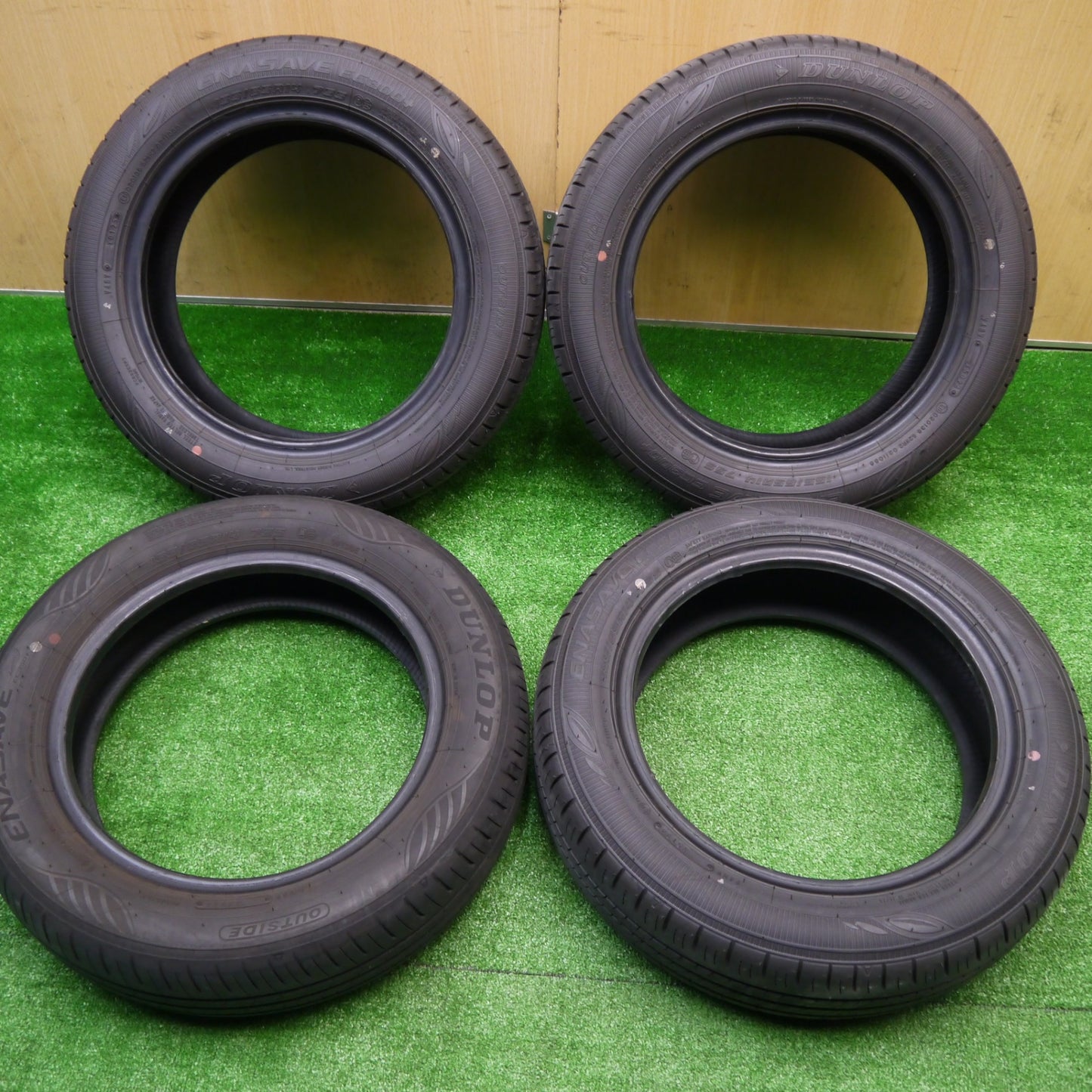 バリ溝！25年！ほぼ10分★155/65R14 ダンロップ エナセーブ EC300+ タイヤ 14インチ スペーシア N-BOX タント 等★5101406Hノタ