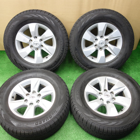 バリ溝！キレイ！9分★トヨタ 150系 ランクル プラド 純正 265/65R17 スタッドレス ヨコハマ アイスガード G075 17インチ PCD139.7/6H★5112904KTス