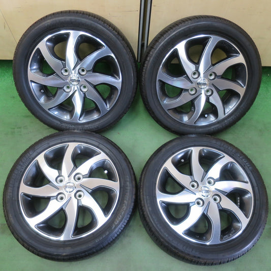 バリ溝！キレイ！9.5分以上★日産 ルークス スズキ パレット 純正 165/55R14 ブリヂストン B250 14インチ PCD100/4H★6042712イノ