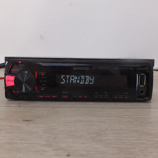 [送料無料] ★ケンウッド KENWOOD 1DIN コンポ デジタルメディアレシーバー U300MS(51★