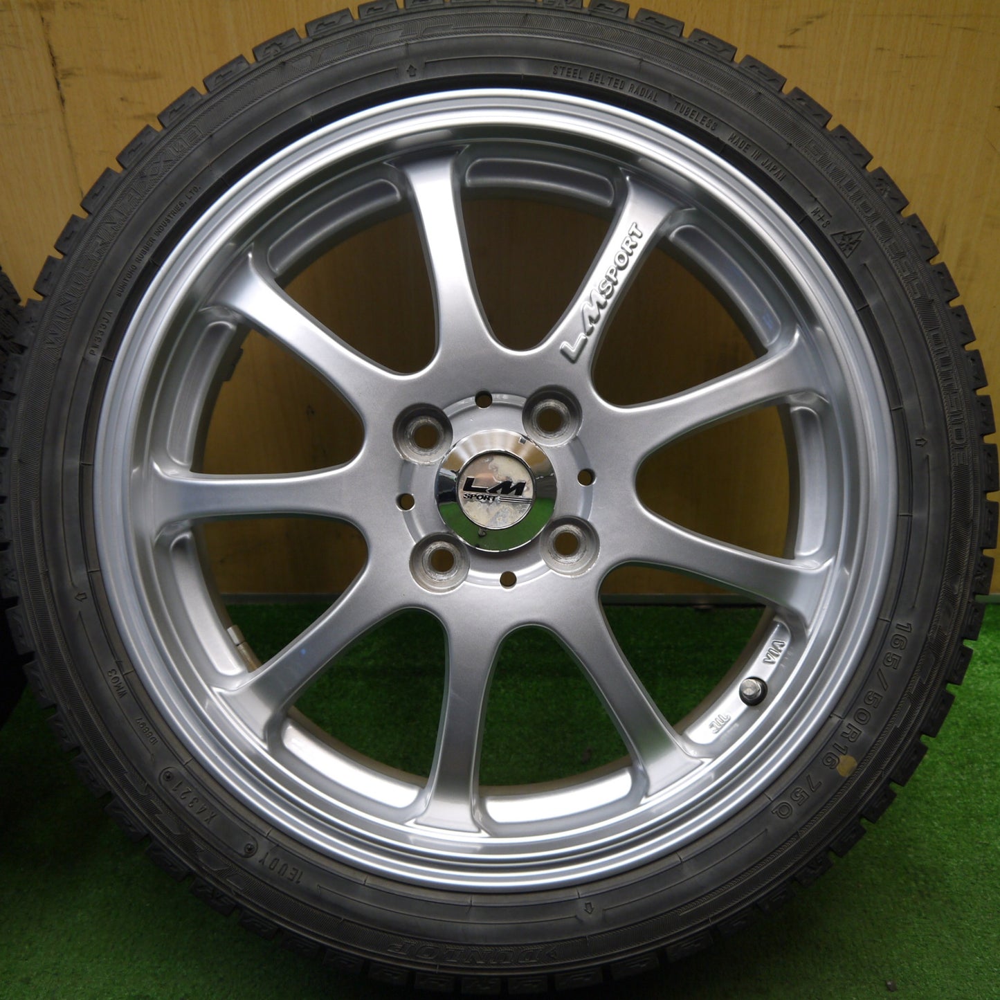 4本価格！21年★スタッドレス 165/50R16 ダンロップ ウインターマックス 03 LM SPORT LMスポーツ 16インチ PCD100/4H★5052104Hス