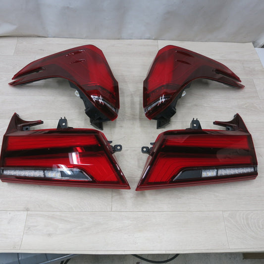 [送料無料] キレイ!左右セット◆トヨタ アルファード 30系 後期 LED テール ライト ランプ 4点セット KOITO 58-81 58-76  1台分◆