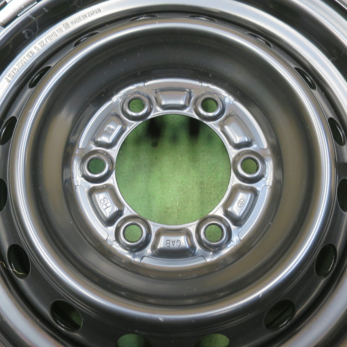 新車外し！22年★トヨタ 200系 ハイエース 純正 スチール 195/80R15 107/105N ダンロップ SP175N 15インチ PCD139.7/6H★6011001イノ