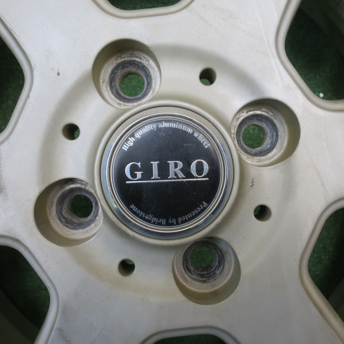 バリ溝！24年！8.5分★155/65R14 ダンロップ EC202 GIRO YT6 ブリヂストン製 ギロ 14インチ PCD100/4H★5110505NJノ