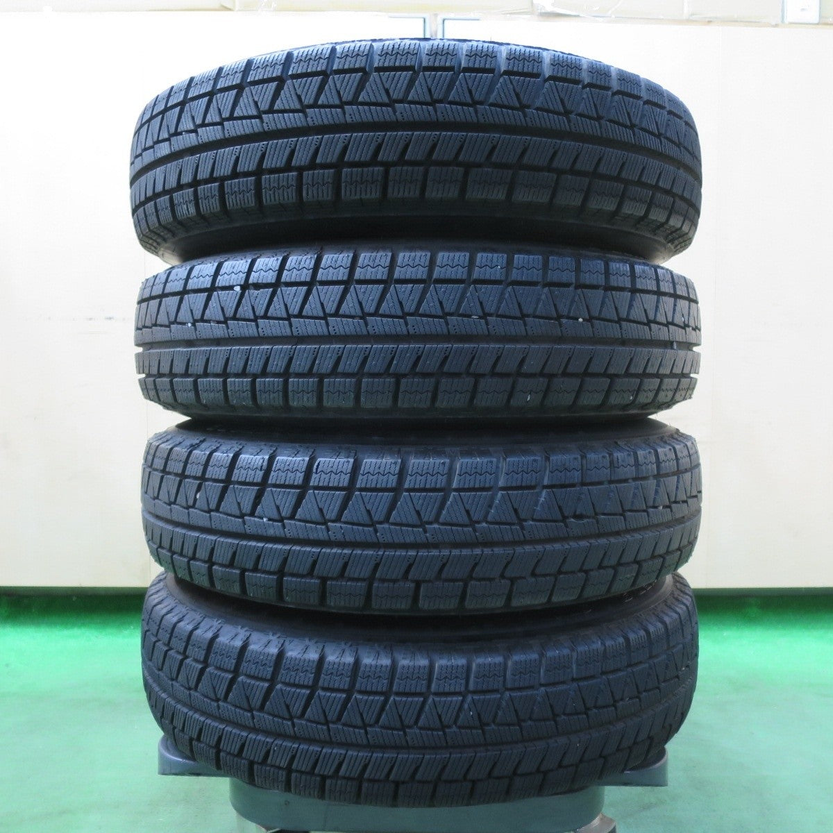 バリ溝！23年！9.5分以上★スタッドレス 145/80R13 ブリヂストン アイスパートナー2 smart MANARAY SPORT スマート マナレイ 13インチ PCD100/4H★5013112イス