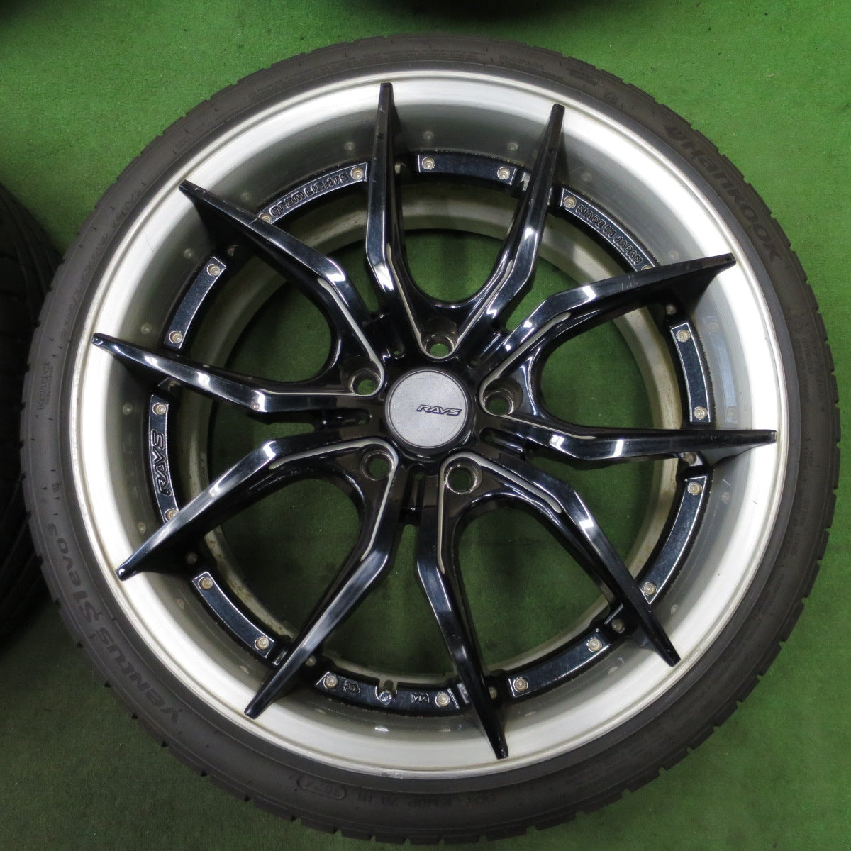 バリ溝！24年！9.5分★RAYS 57FXX-PRO 225/35R19 235/35R19 ハンコック ベンタス S1 evo3 レイズ 19インチ PCD114.3/5H★6022702ナノ