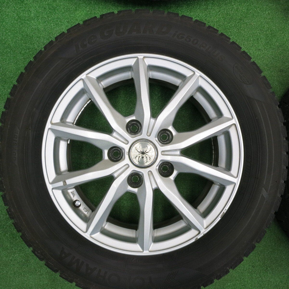4本価格★スタッドレス 195/65R15 ヨコハマ アイスガード iG50 プラス EURO SPEED SPIDER-S 15インチ PCD114.3/5H★4120506TNス