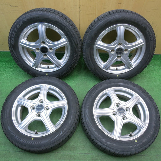 バリ溝！8.5分★スタッドレス 155/65R14 ブリヂストン ブリザック VRX2 BALMINUM VR5 バルミナ 14インチ PCD100/4H★6032903HAス