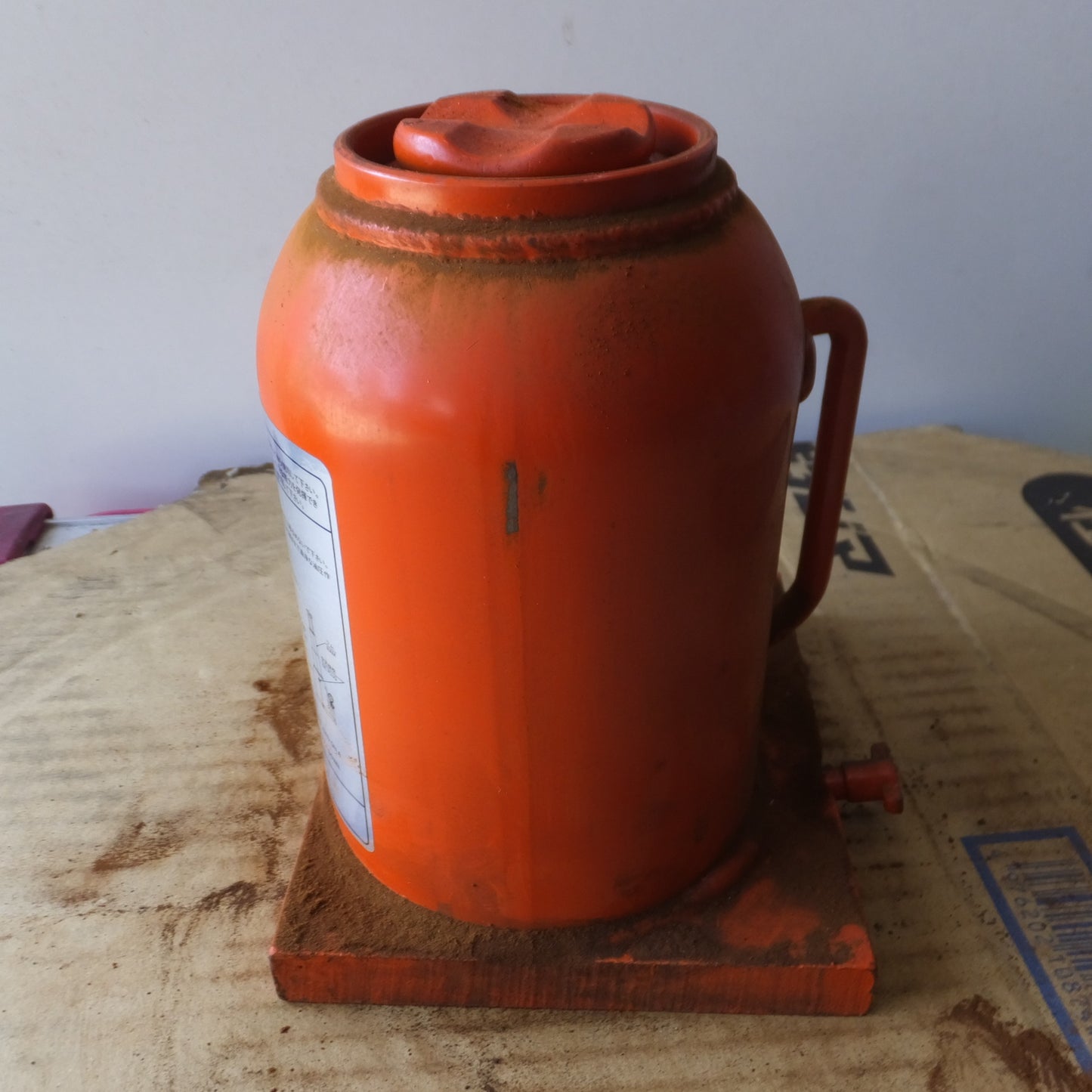 [送料無料] ◆マサダ 油圧ジャッキ HPD-10-2 工具 10TON 10ton 10トン 10000kg 油圧式 オイル だるま ダルマ 車載 自動車 点検 整備(3)◆