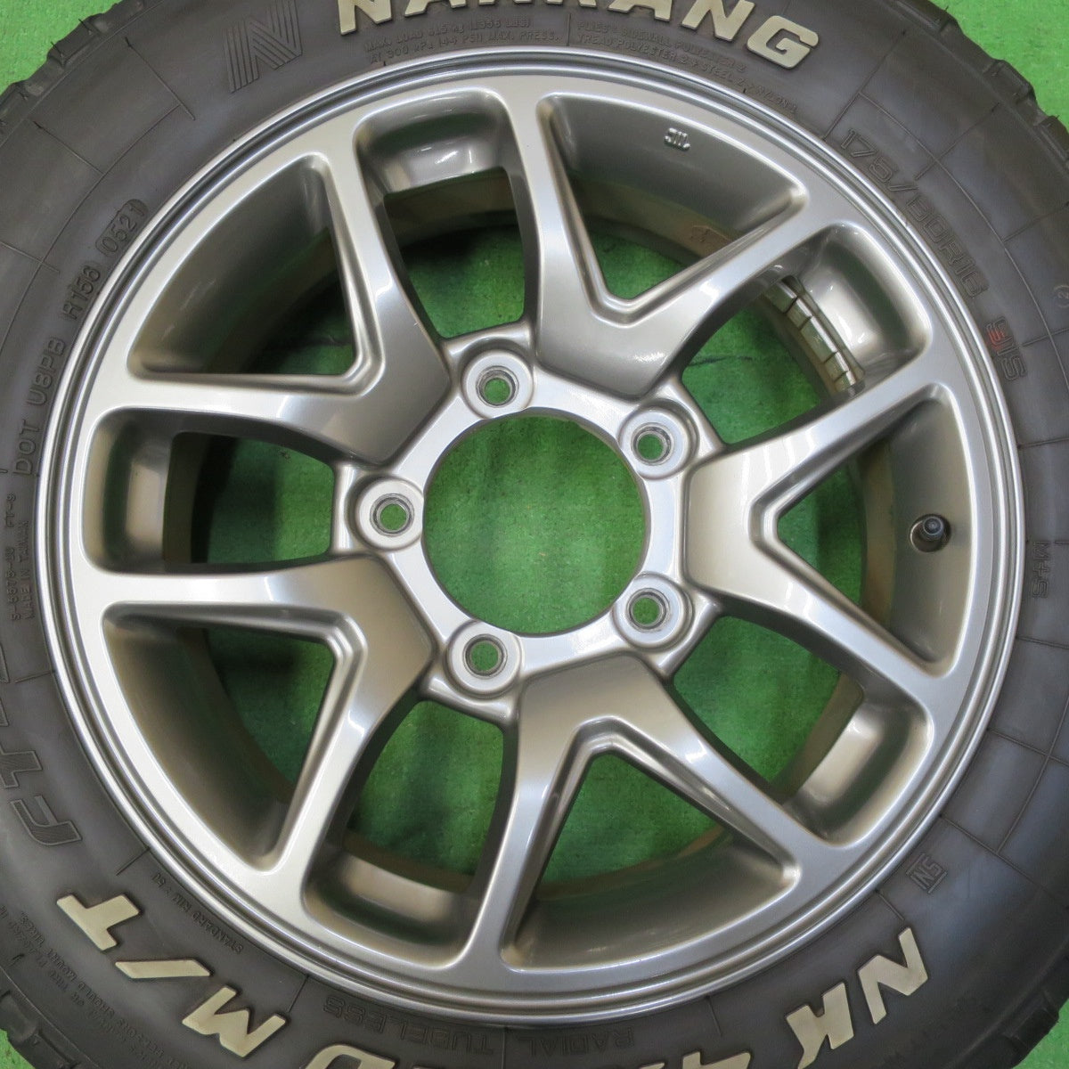 *送料無料* キレイ！21年★スズキ JB64W ジムニー 純正 175/80R16 ナンカン NK 4×4WD M/T FT-9 ホワイトレター PCD139.7/5H★4070405イノ