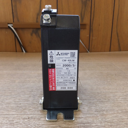 ●複数在庫有●[送料無料] 未使用★三菱電機 MITSUBISHI 電力管理用計器 CURRENT TRANSFORMER CW-40LM　RATIO 2000/5A★