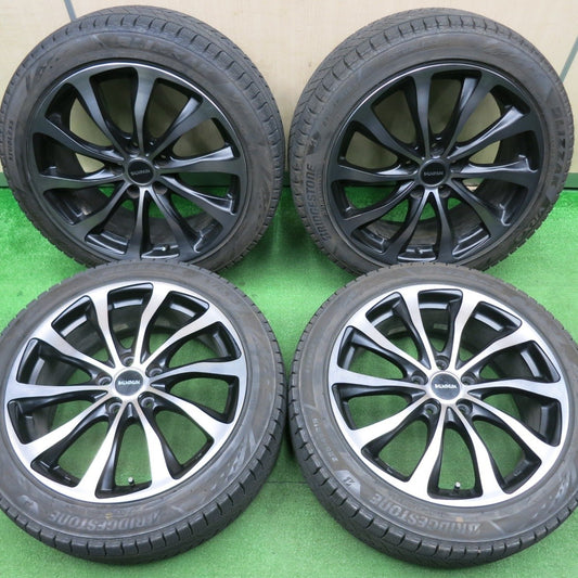 バリ溝！23年！キレイ！9.5分★スタッドレス 225/45R18 ブリヂストン ブリザック VRX3 BALMINUM バルミナ 18インチ PCD114.3/5H★5011904NJス