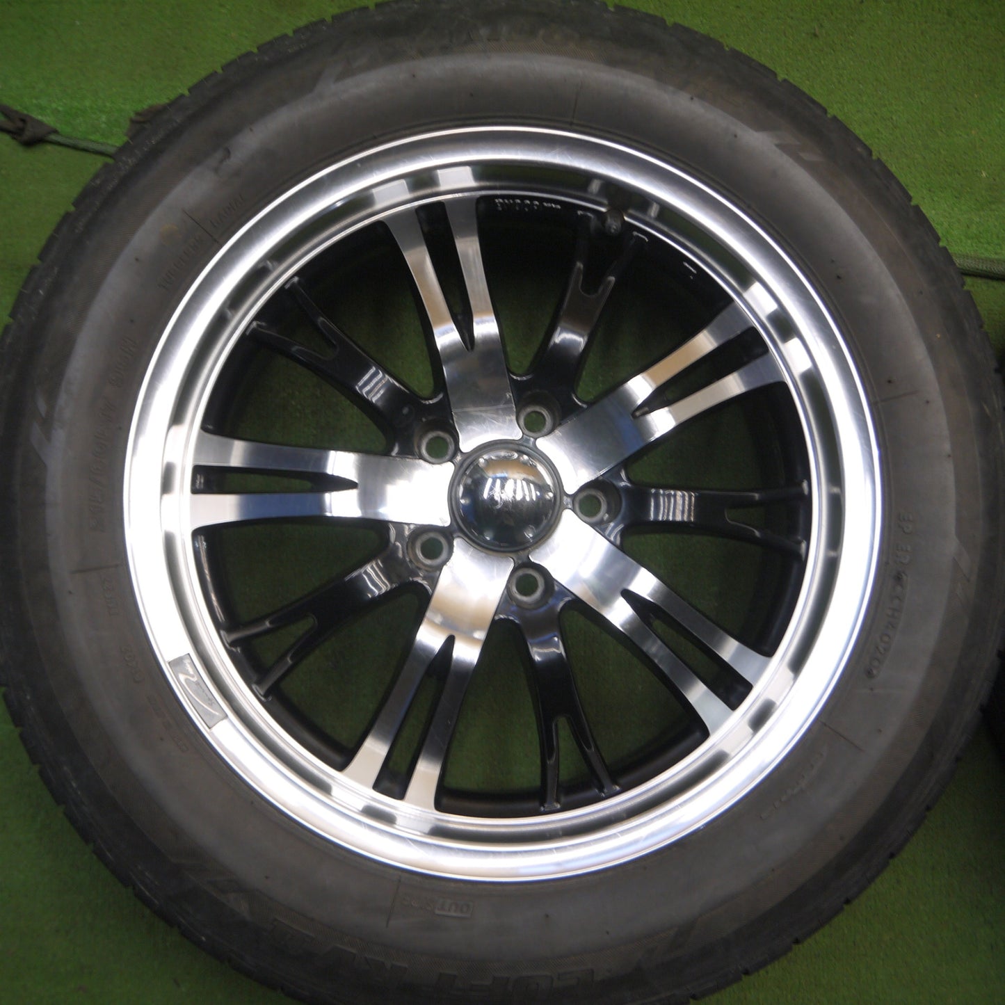 *送料無料* 4本価格★ベンツ等 215/60R17 ブリヂストン LUFT RV エコピア spirit racing スピリットレーシング 17インチ PCD114.3/5H★4032710Hノ