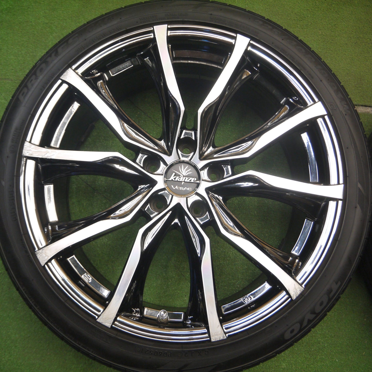 [送料無料] 4本価格！21年★Kranze VERAE 225/40R19 トーヨー プロクセス C1S クレンツェ ヴェラーエ 19インチ PCD114.3/5H★5022605Hノ