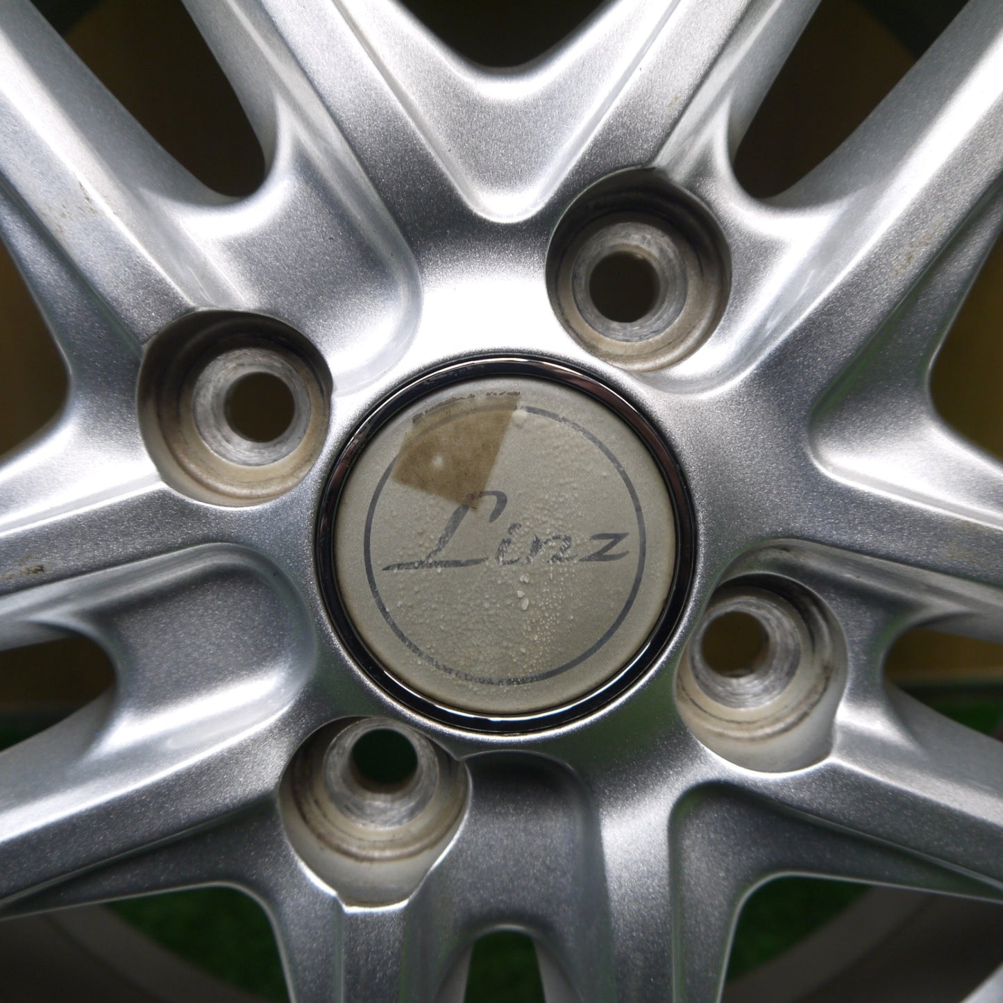 バリ溝！23年！9分★スタッドレス 155/65R14 ブリヂストン ブリザック VRX2 Linz 社外 アルミ 14インチ PCD100/4H★5120508Hス